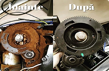 Pâlnia cafea ruptă 